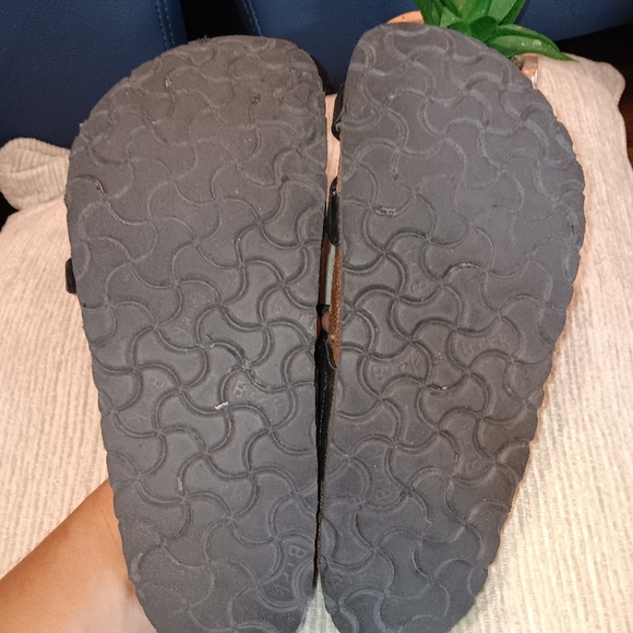 Birkenstock Mayari Sandal Black  Leather Straps Ladies 7 EU 38 - Picture 2 of 3